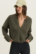 Button Front Knit Cardigan