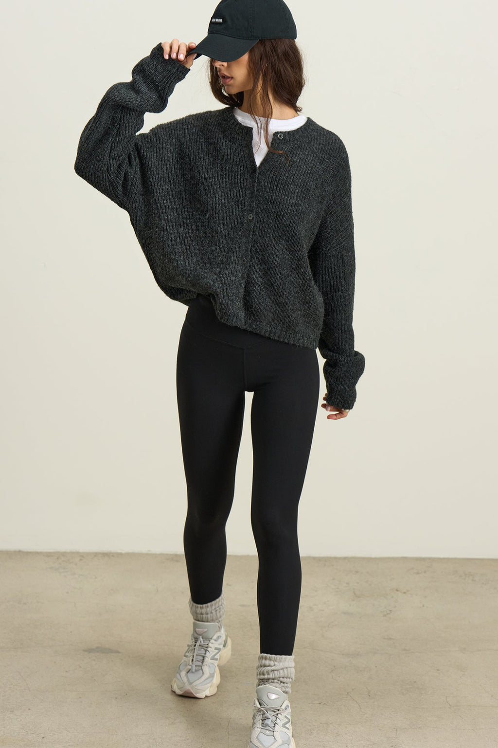 Button Front Knit Cardigan