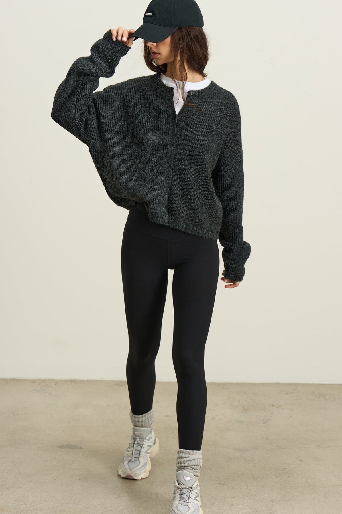 Button Front Knit Cardigan
